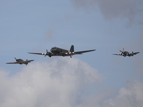 BBMF Dakota, Hurricane & Spitfire